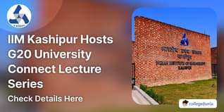 IIM Kashipur Hosts G20 University Connect Lecture Series on Theme "Engaging Young Minds"; Check Details Here